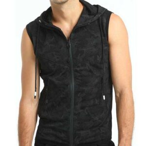 Wholesale Men's Camo Sleeveless Jacket