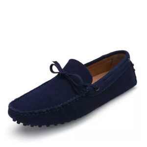 Men's Blue Mocassin Shoe Manufacturer
