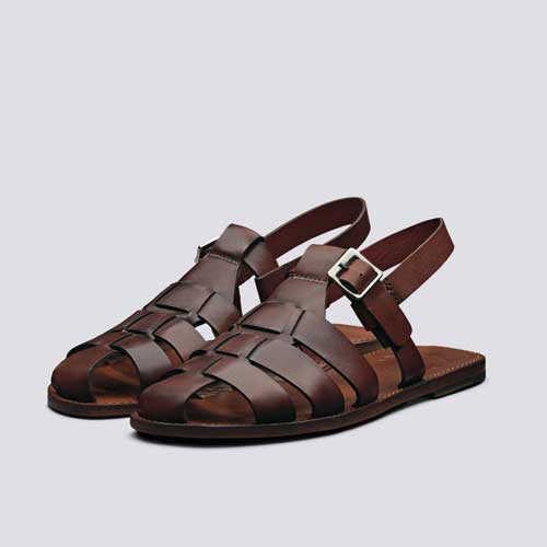 famous footwear brown sandals