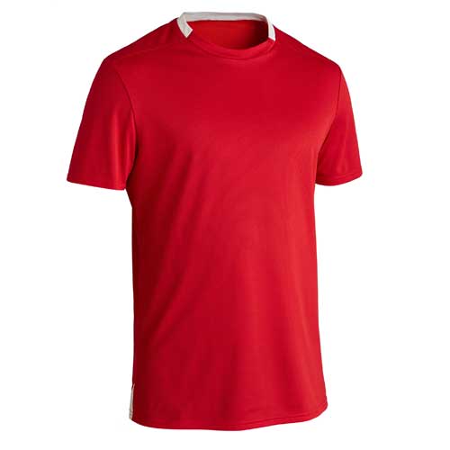 Mens red roundneck tee 1