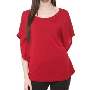 Wholesale Women's Red Fashion Top