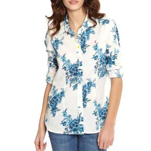 Womens chic floral shirt 1