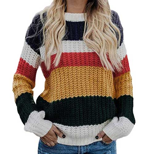 Women's Colorful Sweater Manuacturer