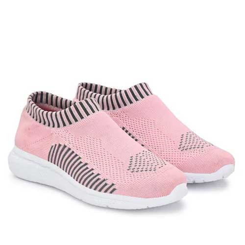 Womens pink casual sneakers 1
