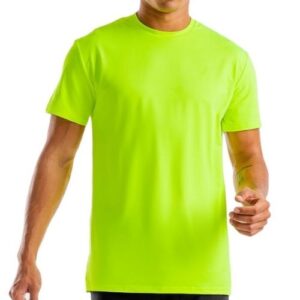 Wholesale Men's Neon Green Sports T-shirt