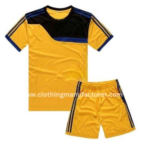 wholesale men's yellow jersey set
