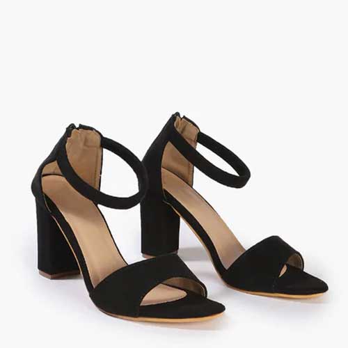 Women's Classic Black Stilettoes Shoes Wholesaler