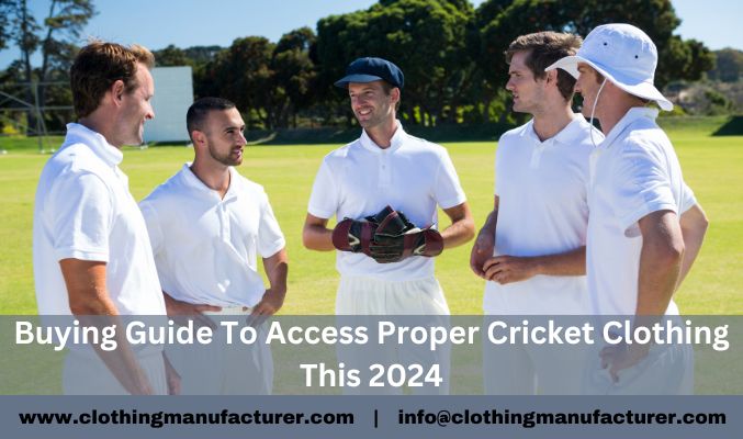 cricket clothing manufacturers