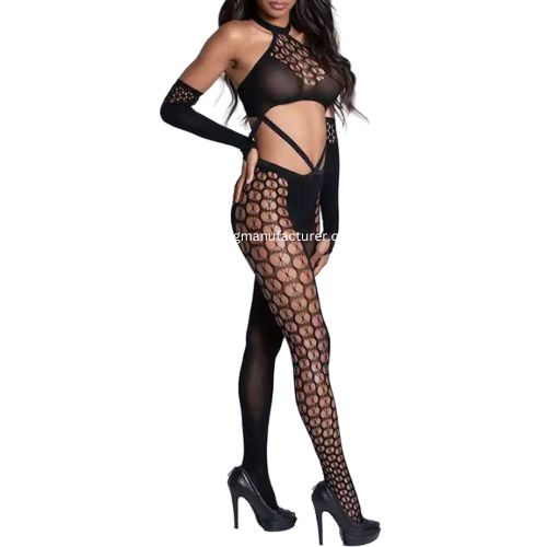 Women Fishnet Body Suit Lingerie Set Wholesaler