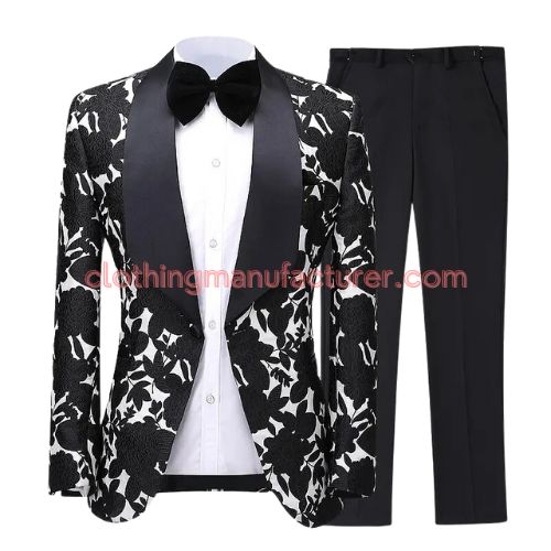 men black and white boutique suit manufacturer