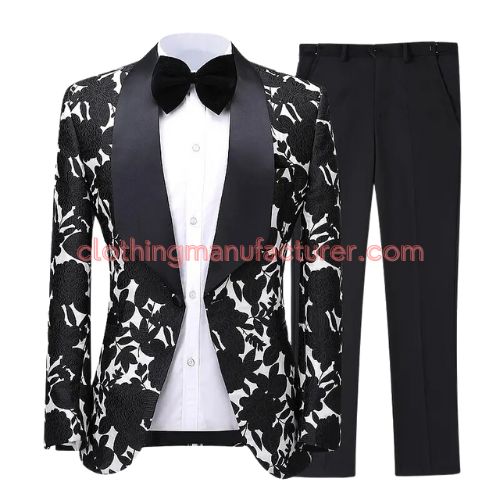 custom men black and white boutique suit men black and white boutique suit manufacturer