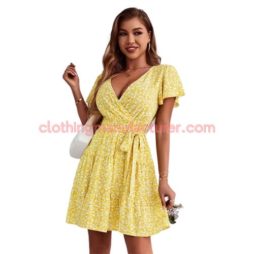 women’s floral boutique dresses manufacturer women floral boutique dresses wholesale