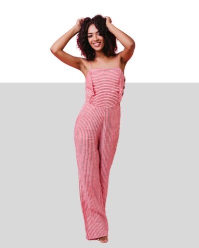 custom linen jumpsuit