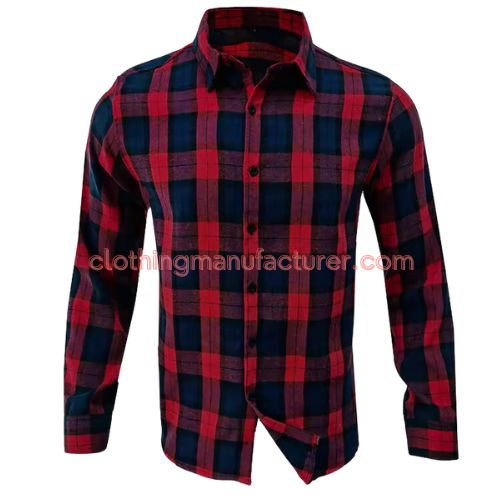 men red and blue plaid shirt supplier men red and blue plaid shirt wholesale