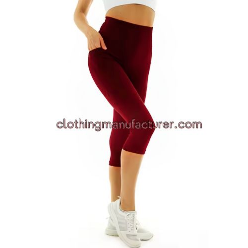 women red capri leggings wholesale