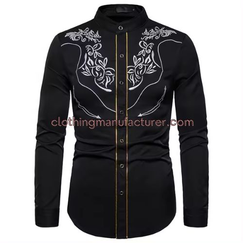 men black boutique shirt wholesale