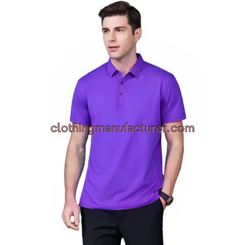 men purple polo shirt wholesale