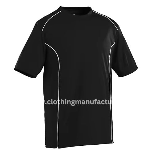Wholesale Men's Black Tennis T-Shirt Manufacturer in USA.