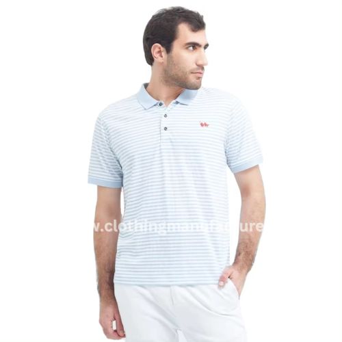 wholesale striped polo shirt for men