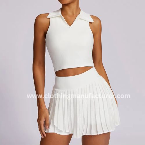 wholesale white tennis skirt for women
