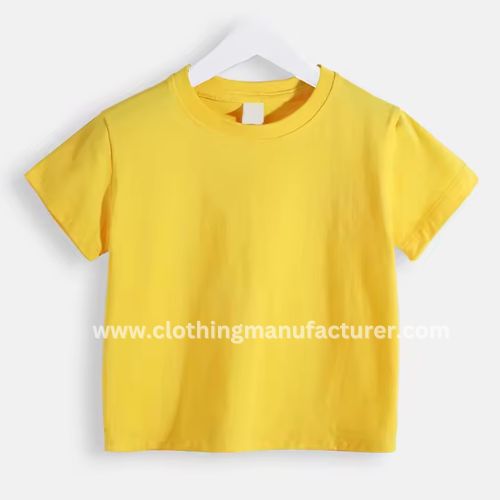 wholesale yellow summer t-shirt manufacturer