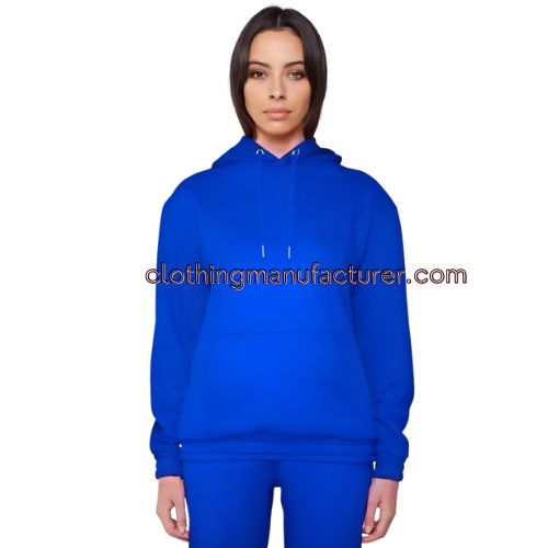 women blue hoodie wholesale