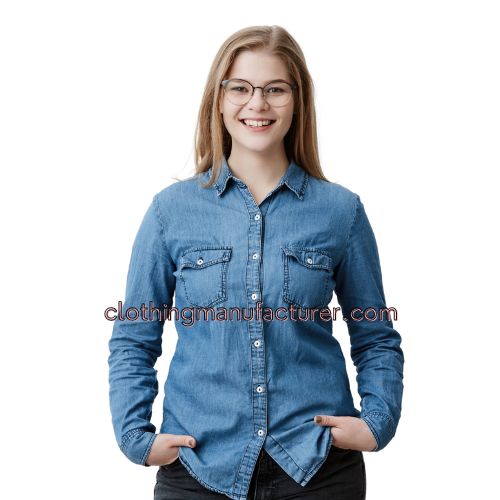 women denim shirt wholesale