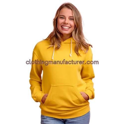 women yellow hoodie wholesale