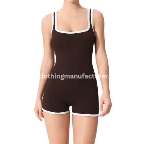 wholesale compression gym romper set for girls