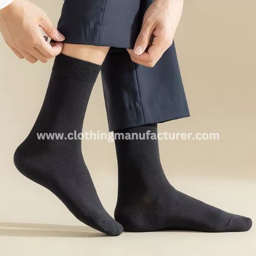 wholesale cotton formal dress socks for men