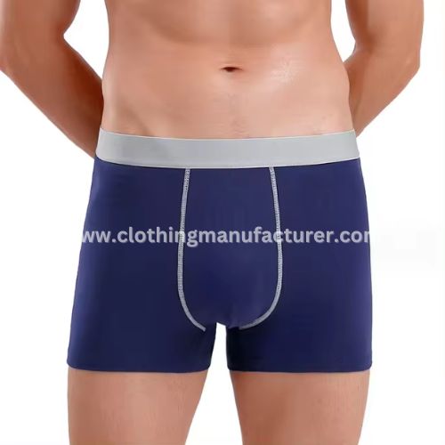 men anti chafing blue boxers wholesale