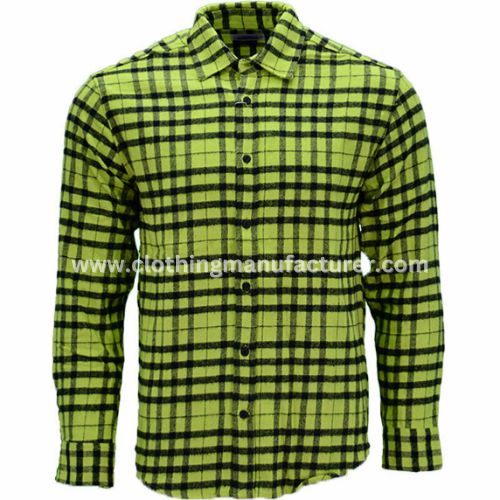 men light green check shirt wholesale