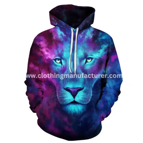 men lion printed hoodies wholesale