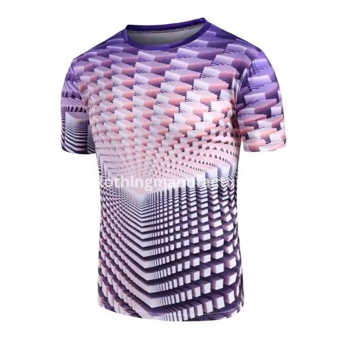 men polyester 3d printed t shirt wholesale