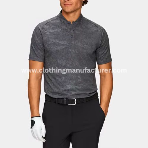 men polyester blade collar golf shirts wholesale