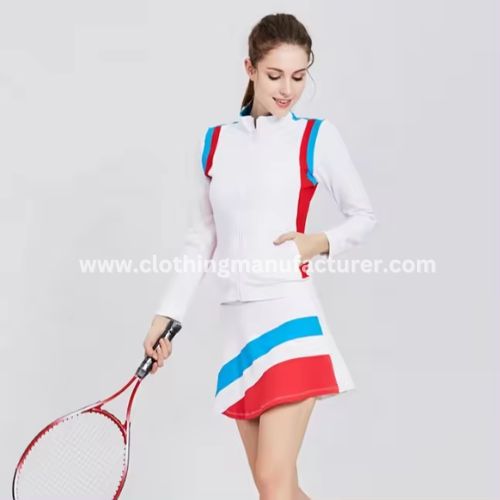 wholesale tennis white jacket for girls