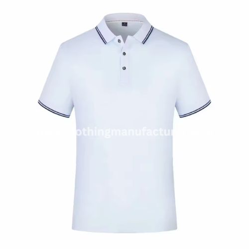 men white polyester polo shirts wholesale