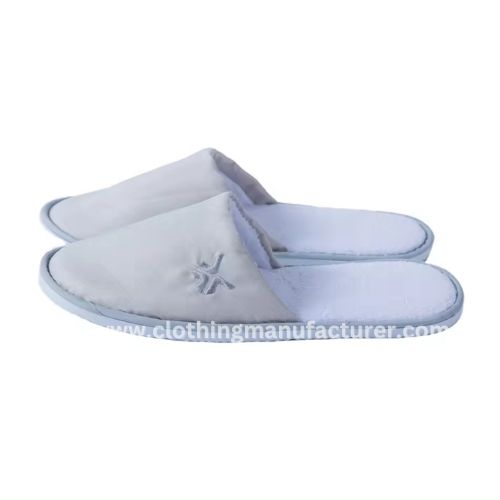 wholesale reusable soft cotton slippers for spa