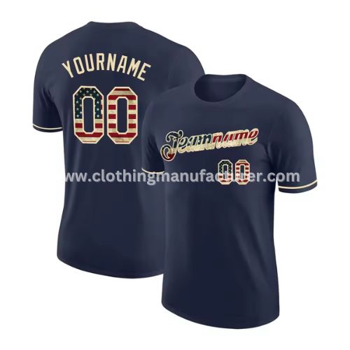 wholesale personalized blue football t shirts