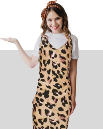 Leopard Prints Are Back And How! - Clothing Manufacturer white tee and leopard dress wholesale
