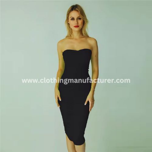 Women’s Black Tube Dress Women Black Tube Dress Manufacturer