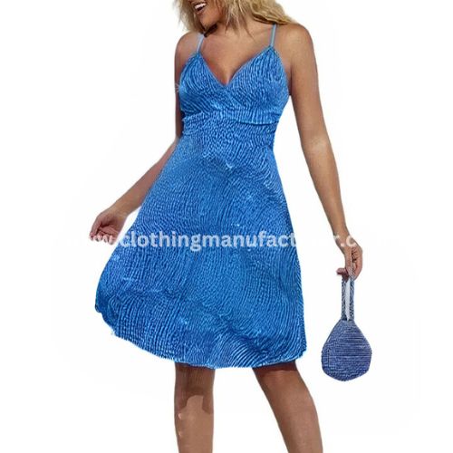 Women Blue Cocktail Party Dresses Manufacturer
