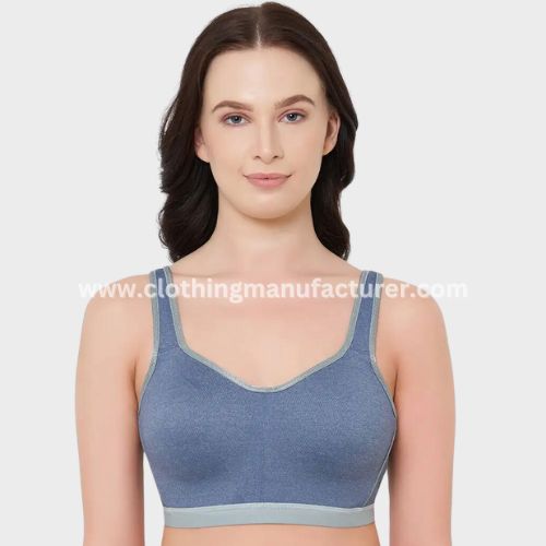 100% Organic Cotton Full Coverage Bra Manufacturer