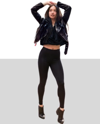 leggings with black leather jacket manufacturer