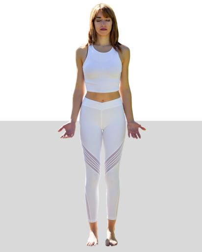 leggings with white crop top manufacturer