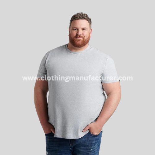 Men Breathable Big And Tall T Shirt Manufacturer