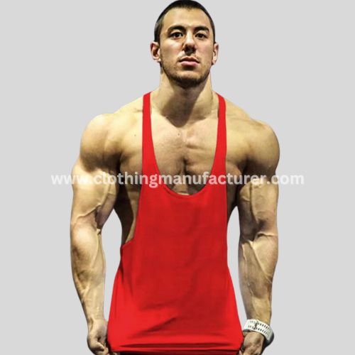 Men's Plain Bodybuilding Stringer Tank Top Manufacturer