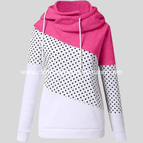 women's cotton anti wrinkle printed hoodie wholesale