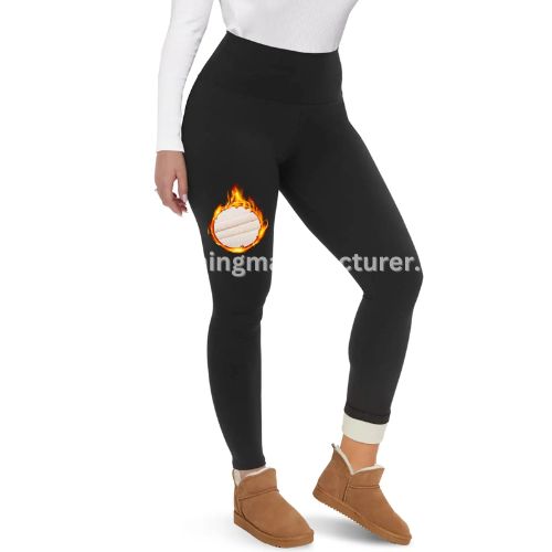 women high waisted fleece lined leggings wholesale