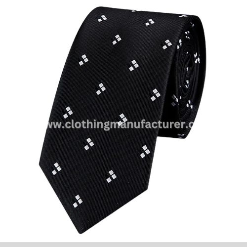 men black silk necktie for formal party manufacturer